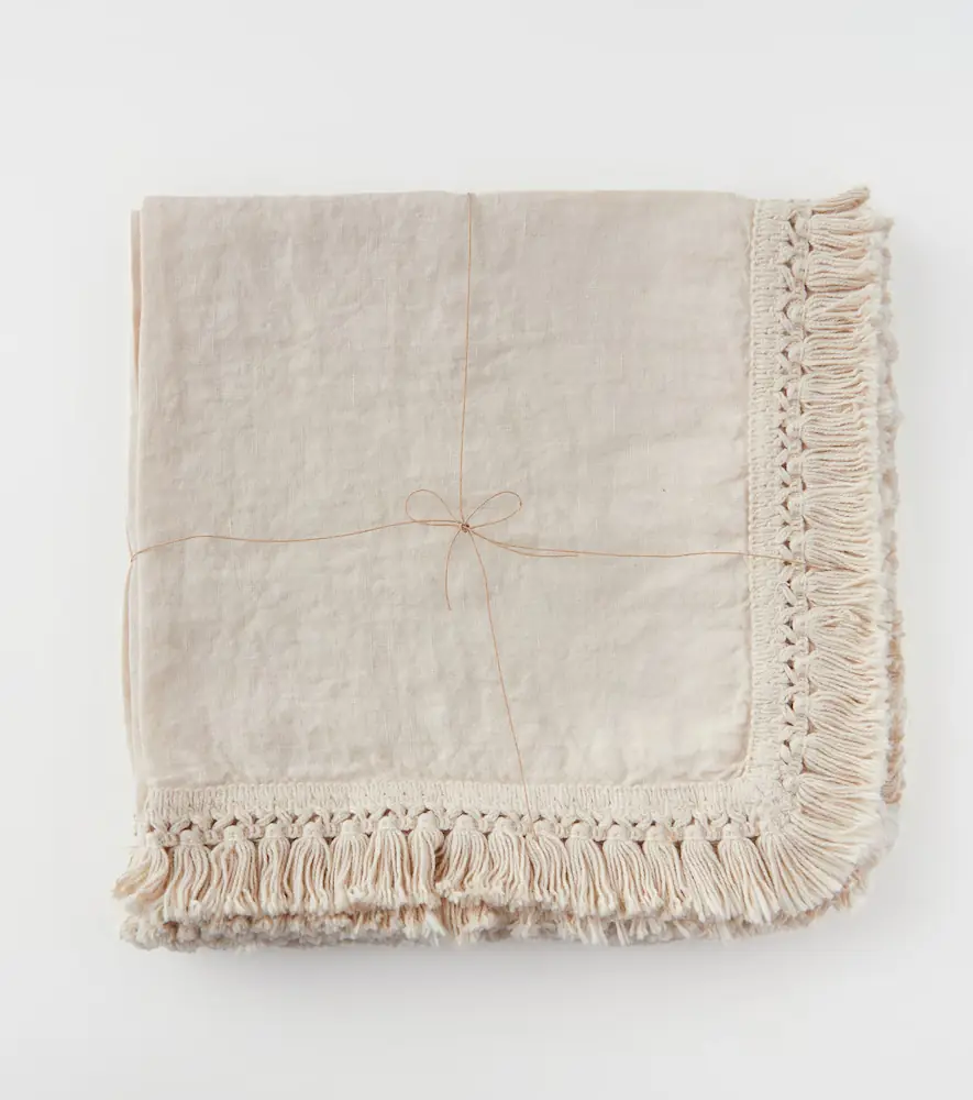 Once Milano Set of two fringed napkins | Thumbnail 4