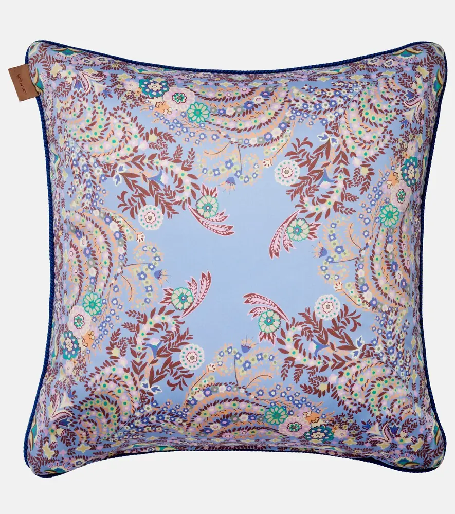 Etro Floral cotton cushion | Thumbnail 3