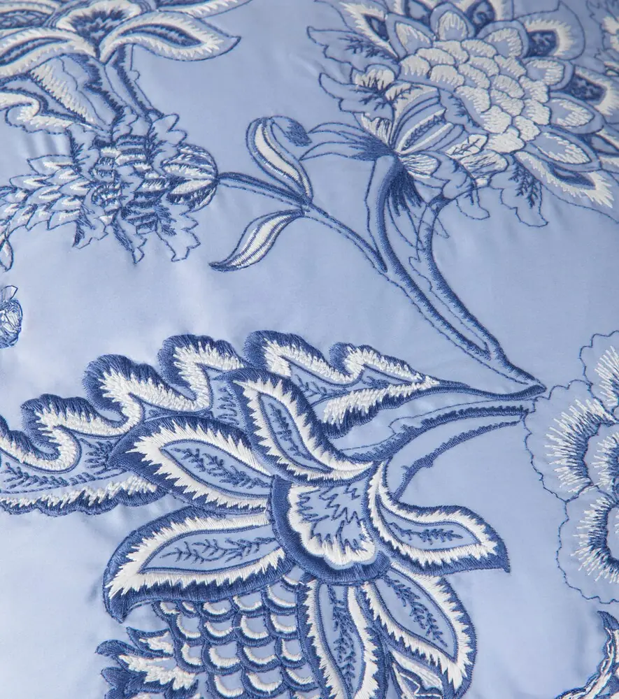 Etro Bloom embroidered cotton cushion | Thumbnail 4