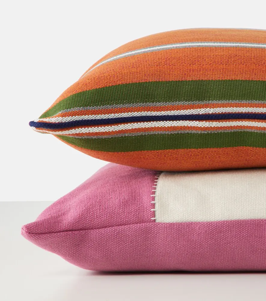 Etro Pegaso embroidered linen cushion | Thumbnail 3