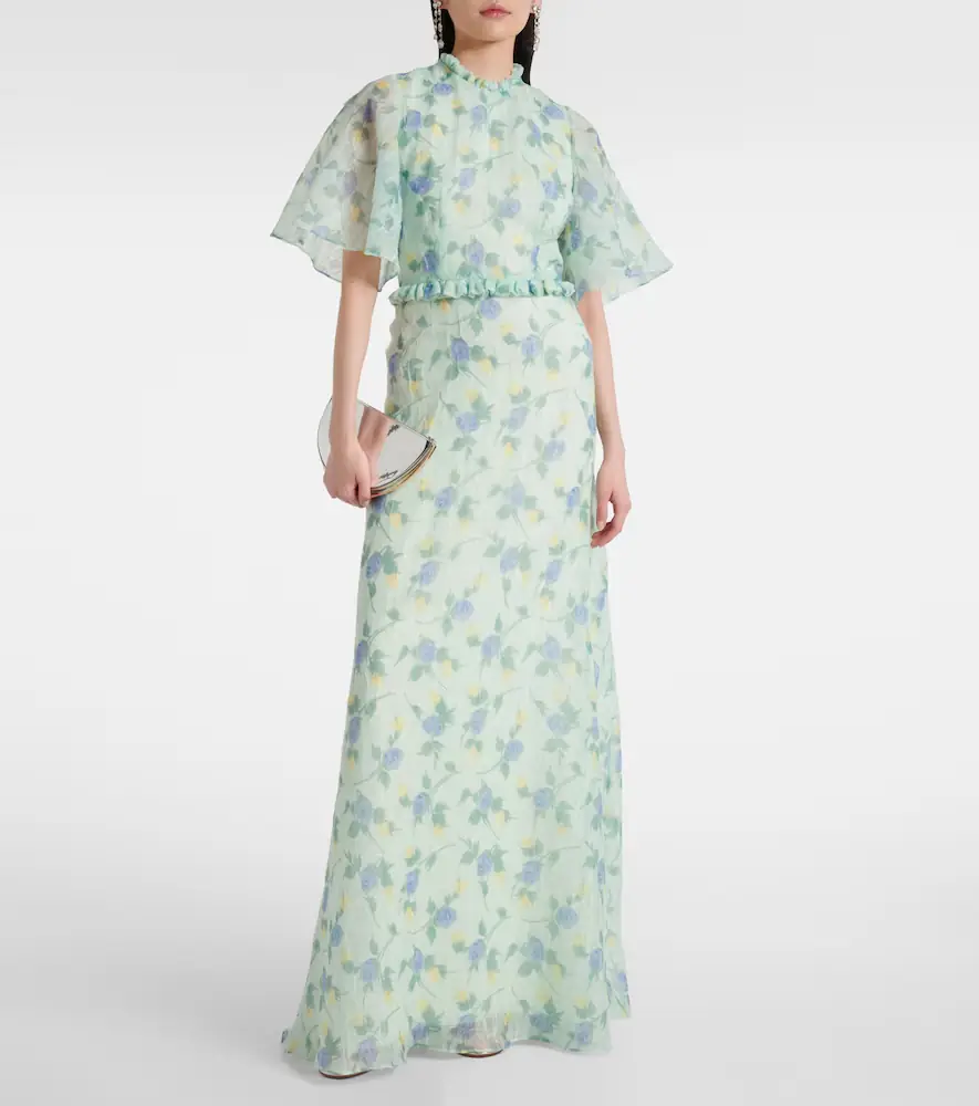 Markarian Heather floral organza gown | Thumbnail 2