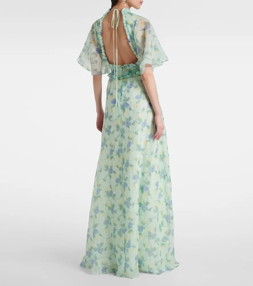 Markarian Heather floral organza gown | Thumbnail 4