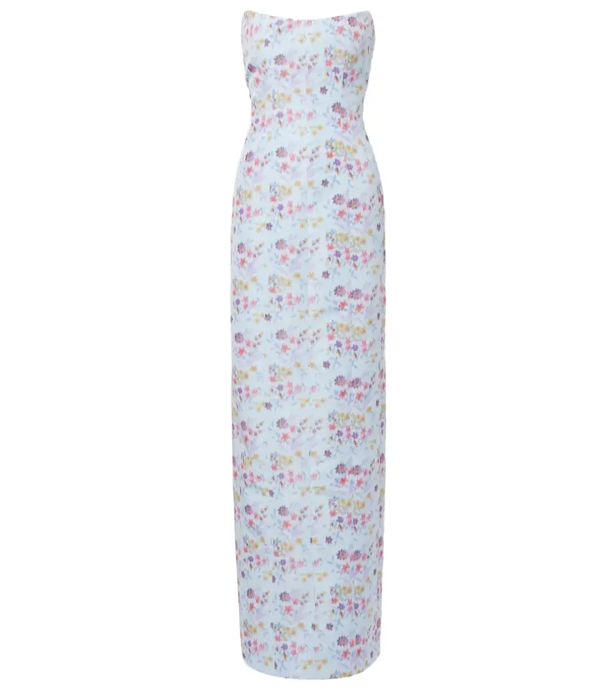 Markarian Odessa floral ikat corset gown | Image 1 Markarian Odessa floral ikat corset gown | Image 1