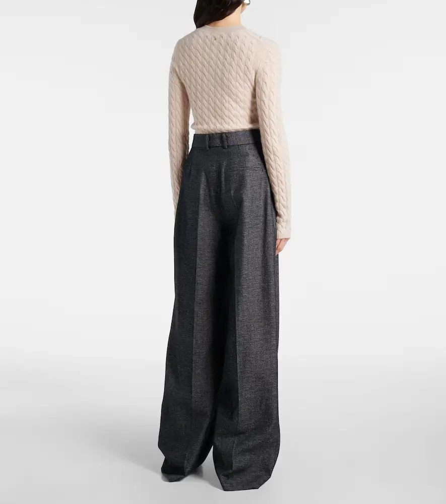 Altuzarra Jess cotton and silk wide-leg pants | Thumbnail 4 Altuzarra Jess cotton and silk wide-leg pants | Thumbnail 4