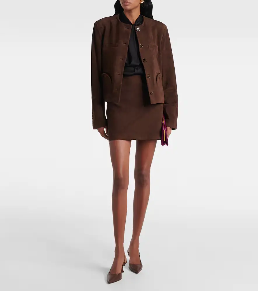 Blazé Milano Gliss Bolero suede jacket | Thumbnail 2 Blazé Milano Gliss Bolero suede jacket | Thumbnail 2