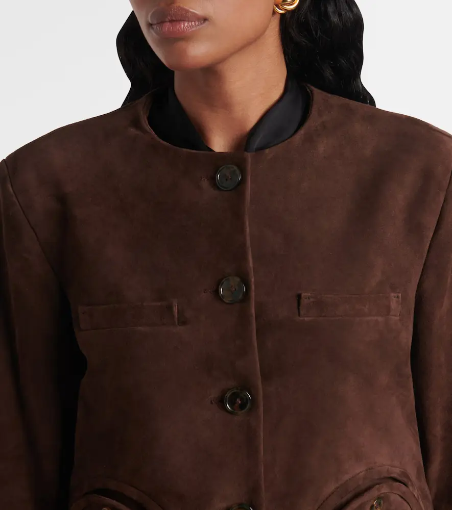 Blazé Milano Gliss Bolero suede jacket | Thumbnail 4 Blazé Milano Gliss Bolero suede jacket | Thumbnail 4