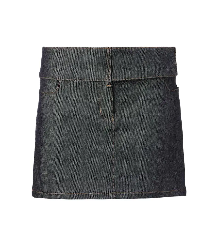 Courreges Courrèges Belted denim miniskirt | Image 1 Courreges Courrèges Belted denim miniskirt | Image 1