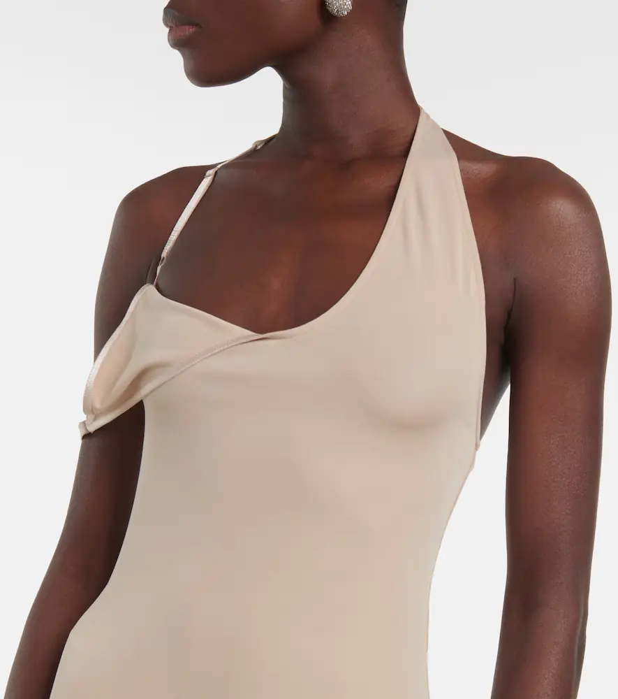 Courrèges Courrèges Undressed asymmetrical midi dress | Thumbnail 2