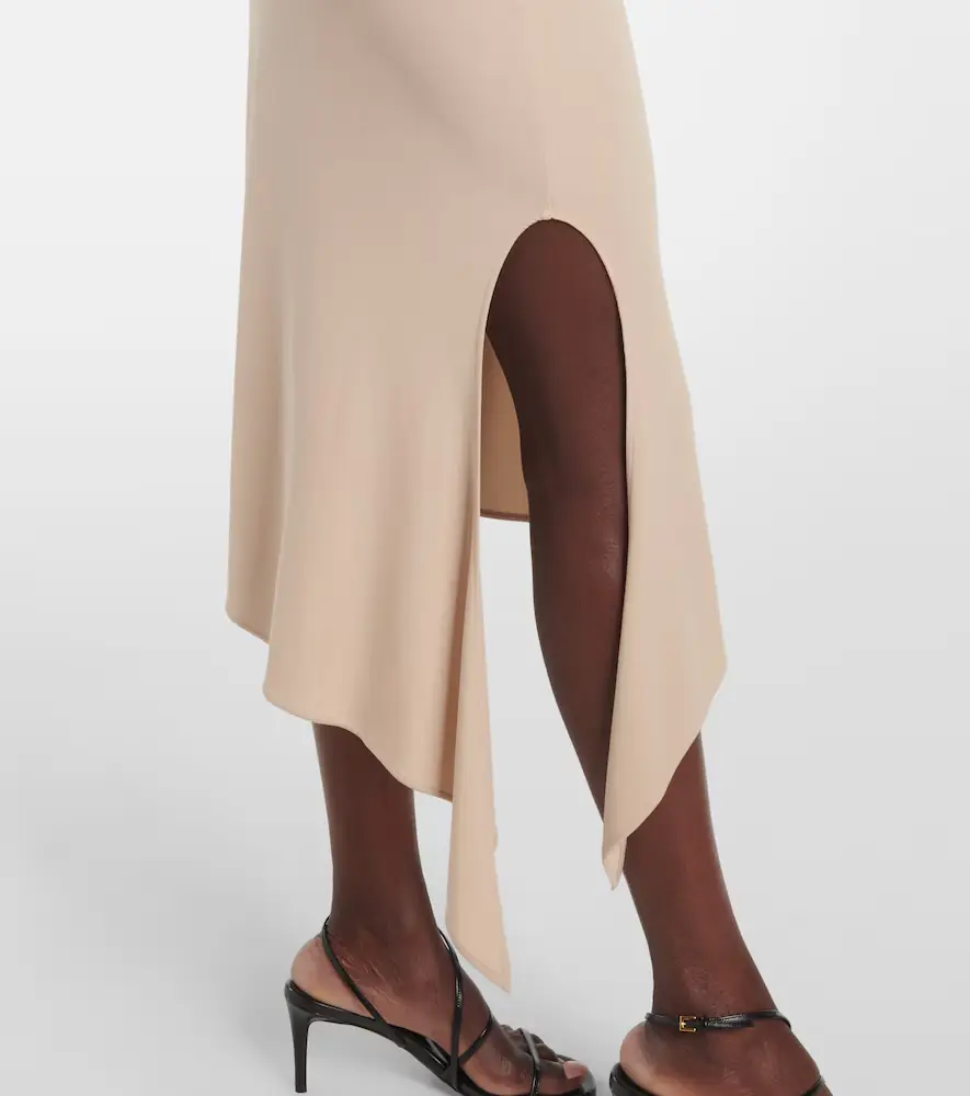 Courrèges Courrèges Undressed asymmetrical midi dress | Thumbnail 5