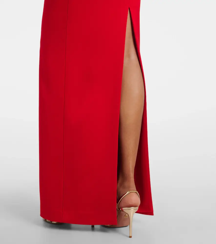 Alex Perry Draped crêpe satin gown | Thumbnail 4 Alex Perry Draped crêpe satin gown | Thumbnail 4