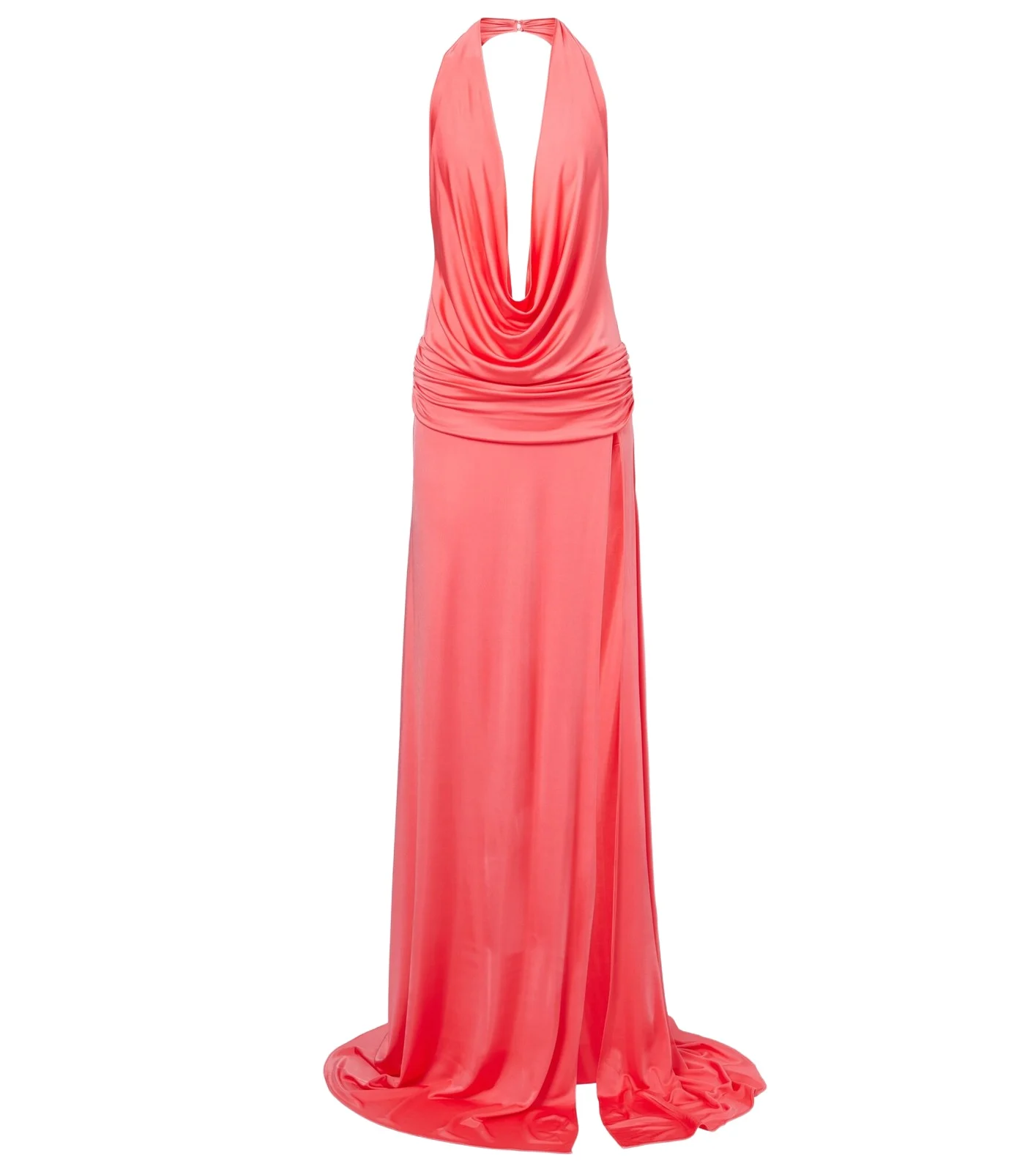 Tanit draped satin gown