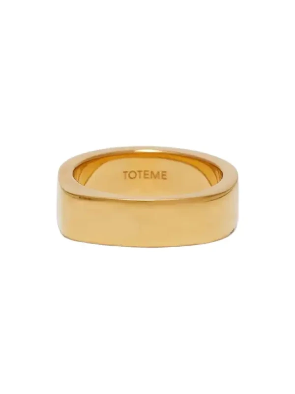 Signature18kt gold-plated ring Signature18kt gold-plated ring