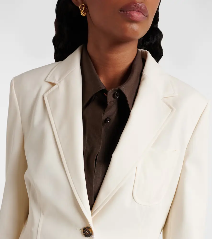 Max Mara Single-breasted cotton blazer | Thumbnail 6