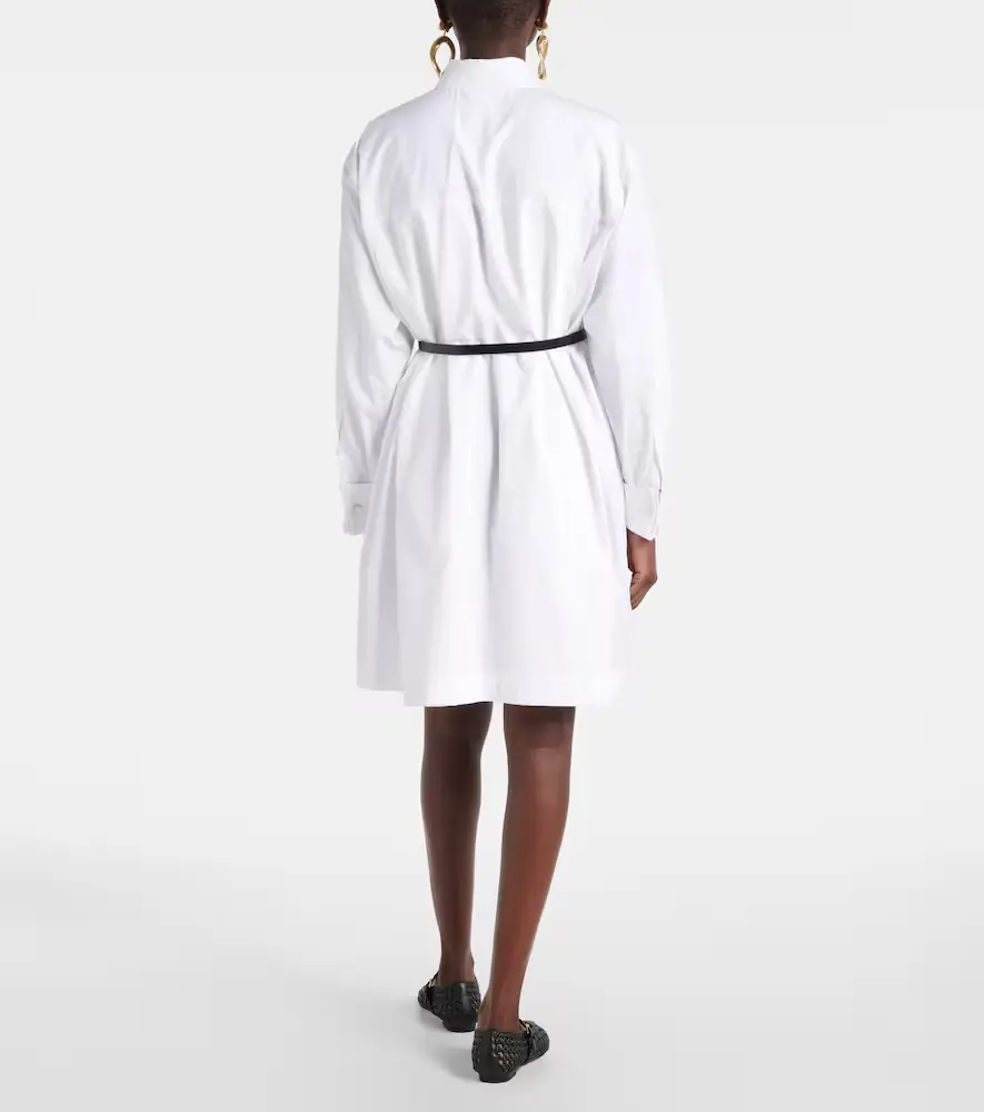 Max Mara Belted cotton poplin shirt dress | Thumbnail 2 Max Mara Belted cotton poplin shirt dress | Thumbnail 2