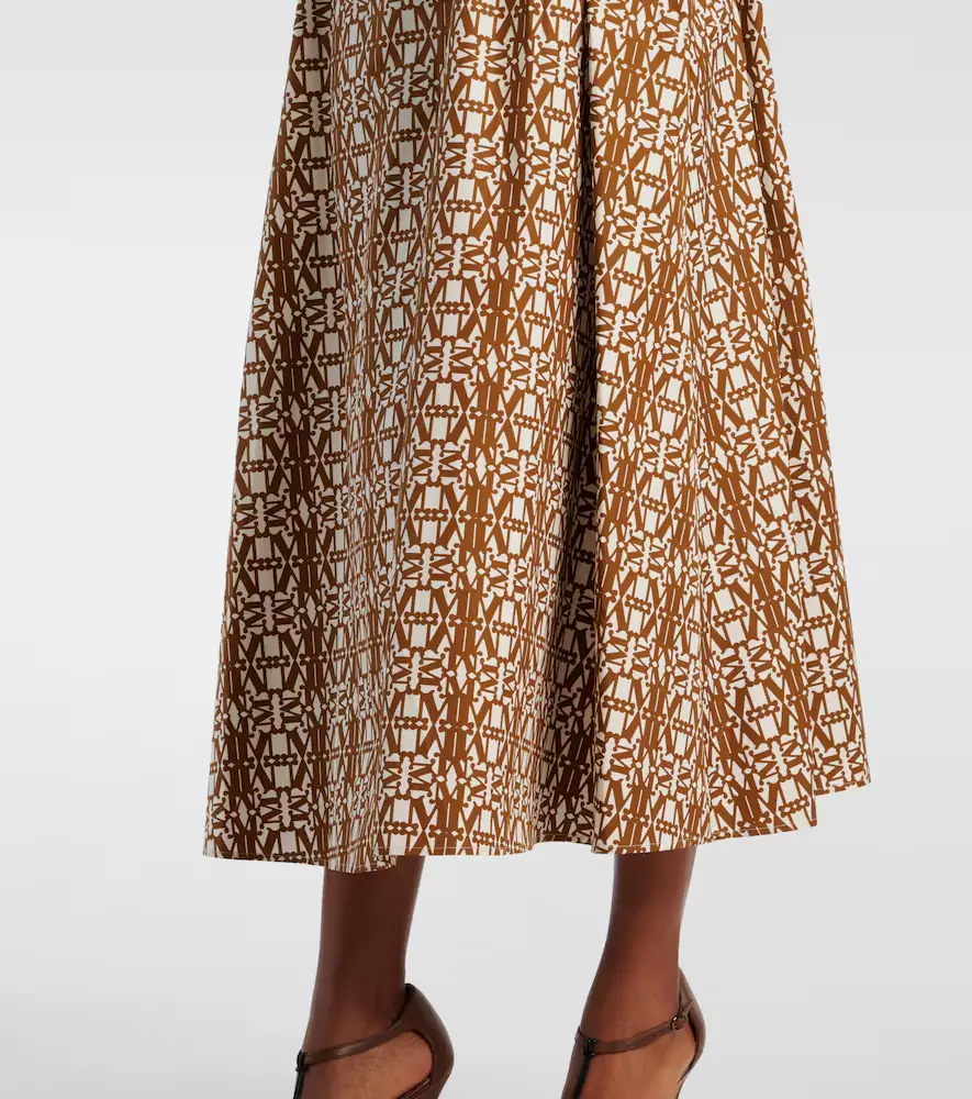 Max Mara Luxgi belted printed cotton midi dress | Thumbnail 5