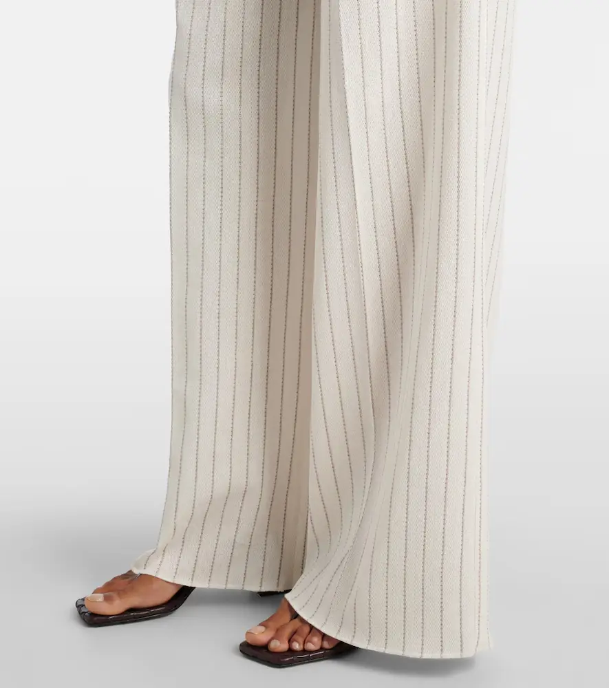 Max Mara Clarion cotton and linen straight pants | Thumbnail 2 Max Mara Clarion cotton and linen straight pants | Thumbnail 2