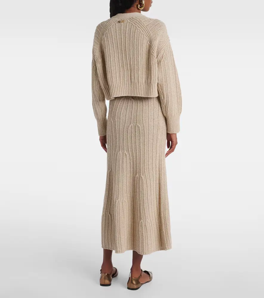 Max Mara Stelvio linen and cotton cardigan | Thumbnail 2 Max Mara Stelvio linen and cotton cardigan | Thumbnail 2