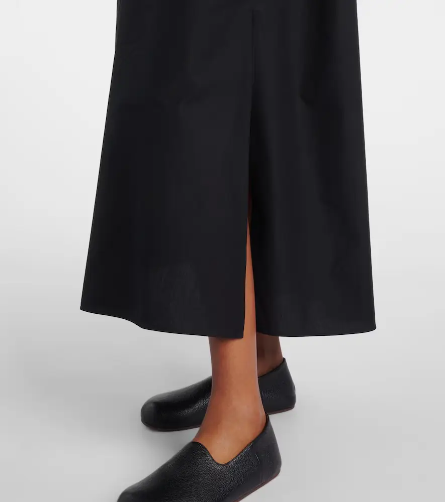 Max Mara Liriche cotton poplin midi dress | Thumbnail 2 Max Mara Liriche cotton poplin midi dress | Thumbnail 2