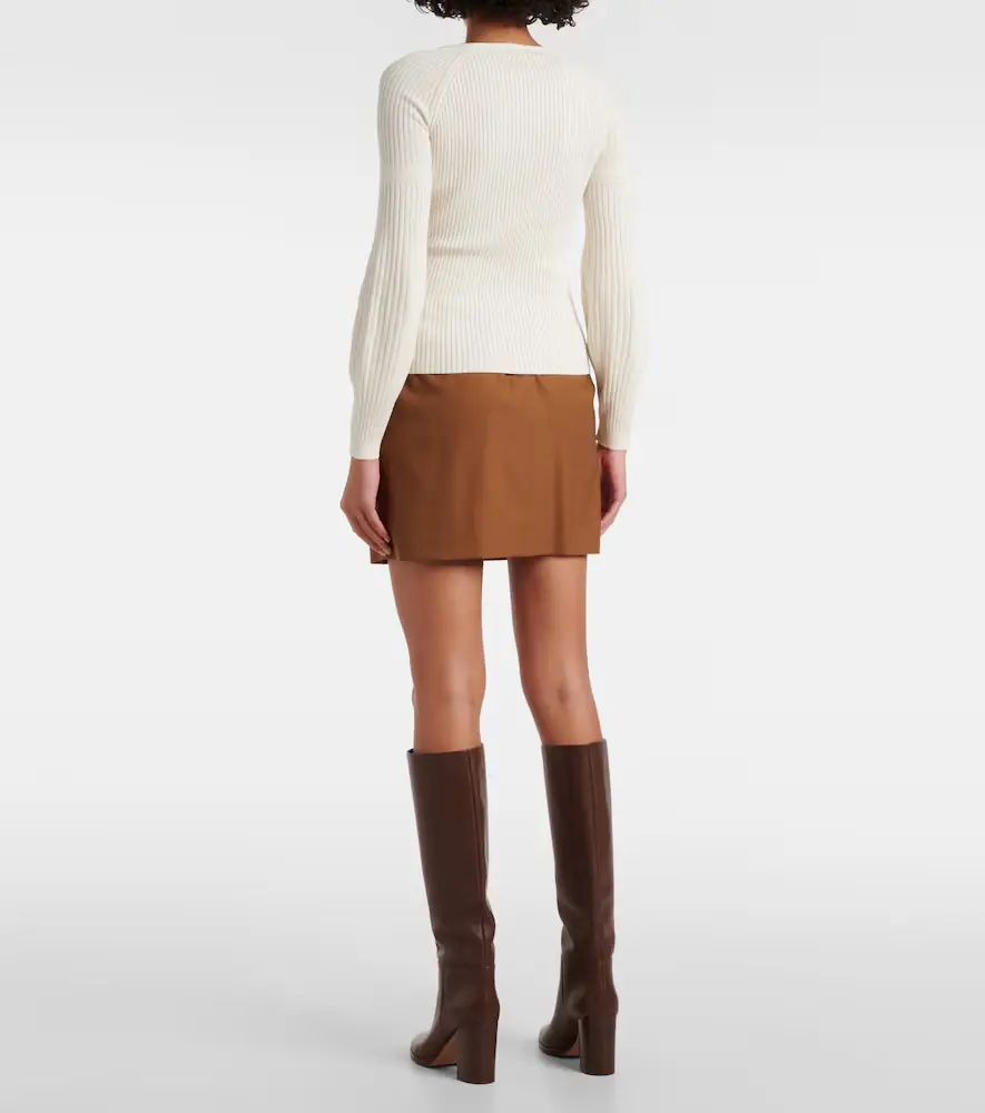 Max Mara Gioiosa ribbed-knit cotton sweater | Thumbnail 2 Max Mara Gioiosa ribbed-knit cotton sweater | Thumbnail 2