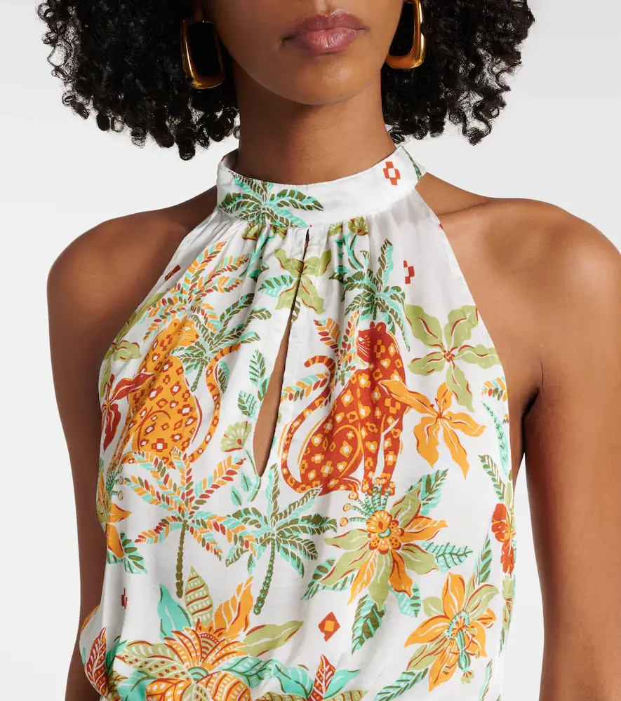 Poupette St Barth Cassandra printed halterneck minidress | Thumbnail 3 Poupette St Barth Cassandra printed halterneck minidress | Thumbnail 3