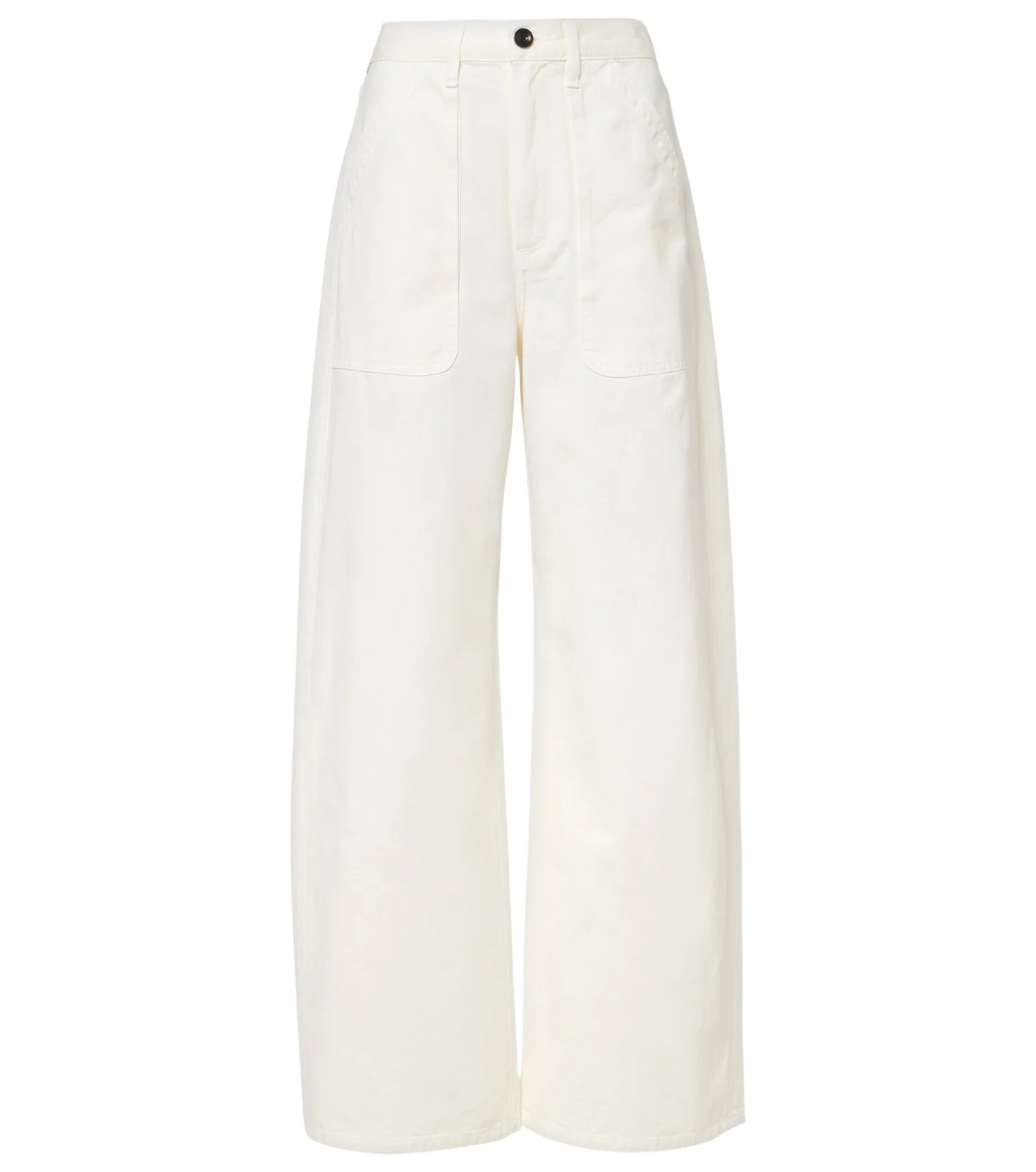 Ayla high-rise cotton cargo pants