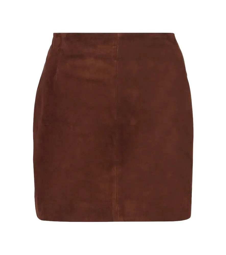 Nour Hammour Remi suede miniskirt | Image 1 Nour Hammour Remi suede miniskirt | Image 1