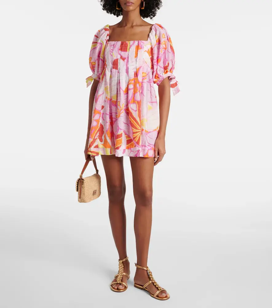 Poupette St Barth Catalina printed cotton minidress | Thumbnail 2 Poupette St Barth Catalina printed cotton minidress | Thumbnail 2