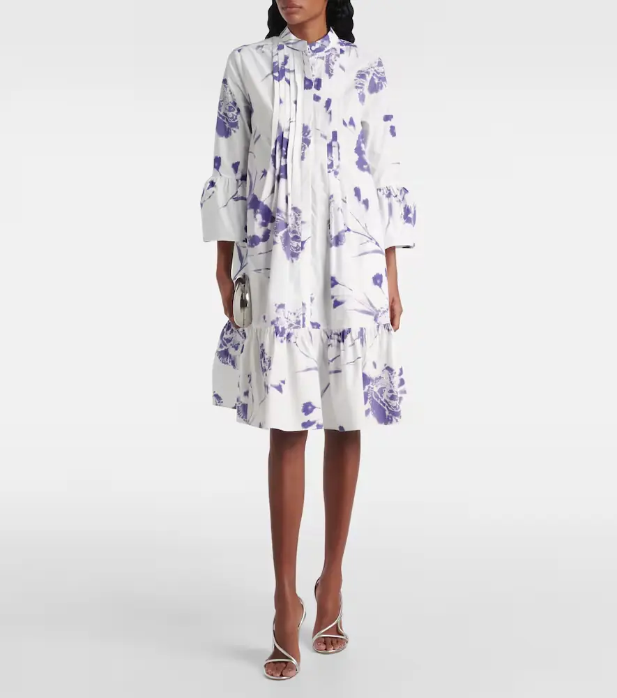 Erdem Floral cotton minidress | Thumbnail 2