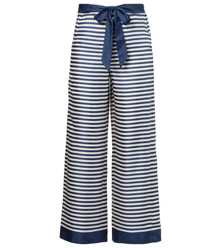 'S Max Mara 'S Max Mara Nine striped silk wide-leg pants | Image 1 'S Max Mara 'S Max Mara Nine striped silk wide-leg pants | Image 1