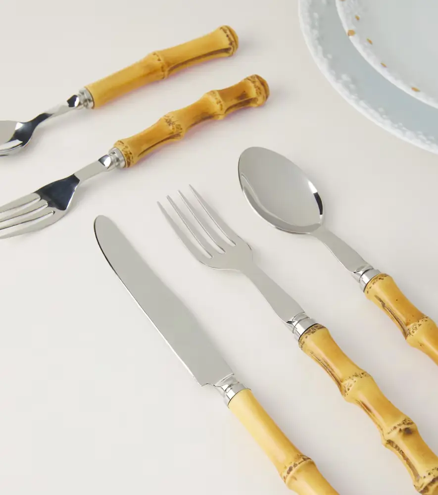 LES OTTOMANS Bamboo 5-piece flatware set | Thumbnail 2