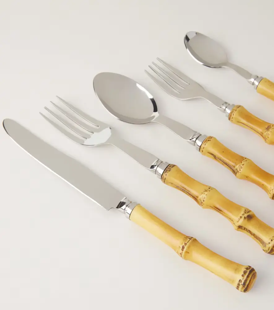 LES OTTOMANS Bamboo 5-piece flatware set | Thumbnail 3