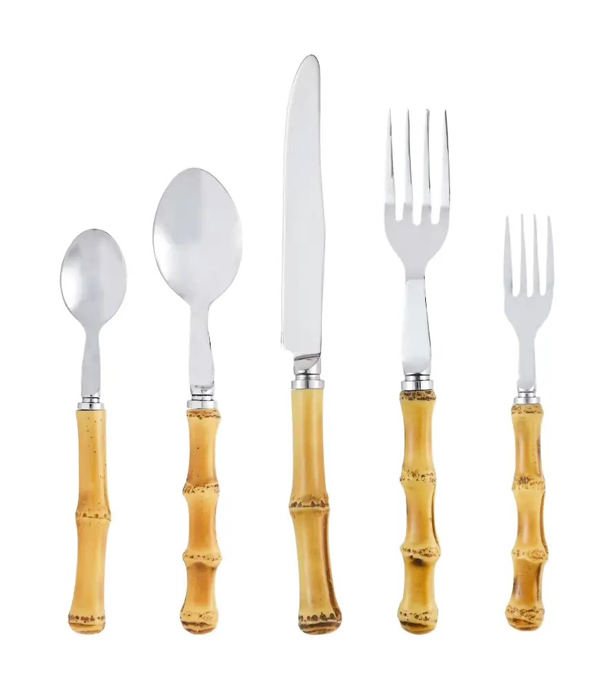 LES OTTOMANS Bamboo 5-piece flatware set | Image 1 LES OTTOMANS Bamboo 5-piece flatware set | Image 1
