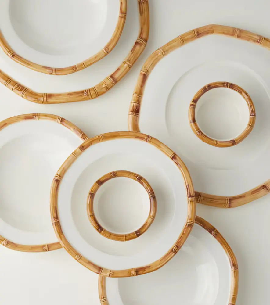 LES OTTOMANS Bamboo set of 2 ceramic bowls | Thumbnail 3