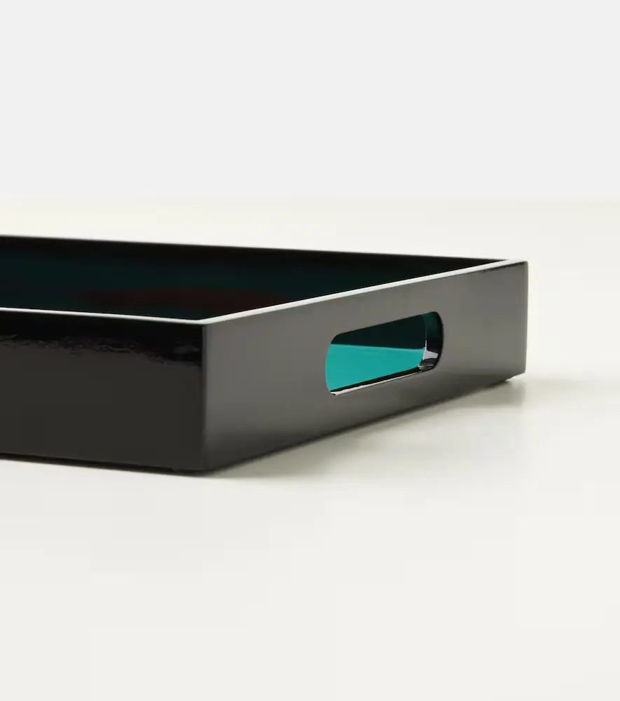 LES OTTOMANS Seahorse lacquered wooden tray | Thumbnail 5