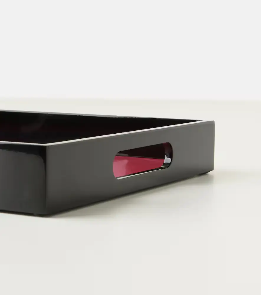 LES OTTOMANS Shell lacquered wooden tray | Thumbnail 4