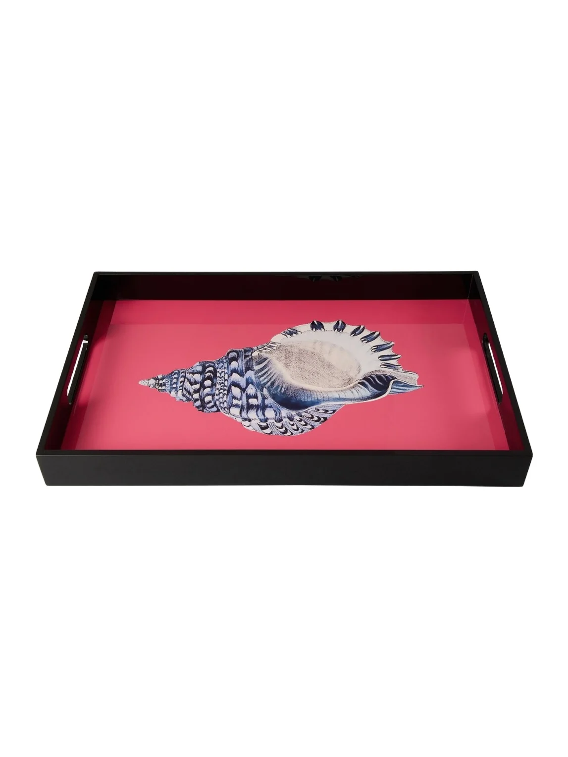 LES OTTOMANS Shell lacquered wooden tray