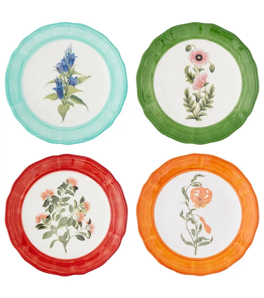 LES OTTOMANS A Garden For The Sultan set of 4 dessert plates | Image 1 LES OTTOMANS A Garden For The Sultan set of 4 dessert plates | Image 1