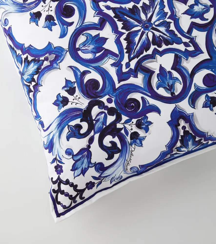 Dolce & Gabbana Casa Medium printed canvas cushion | Thumbnail 4