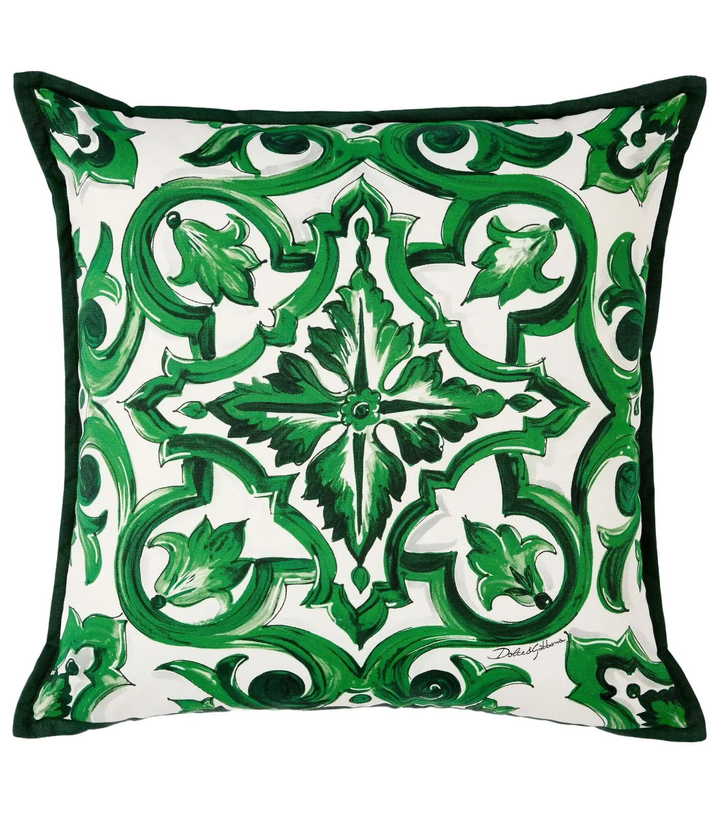 Dolce & Gabbana Casa Small silk canvas cushion