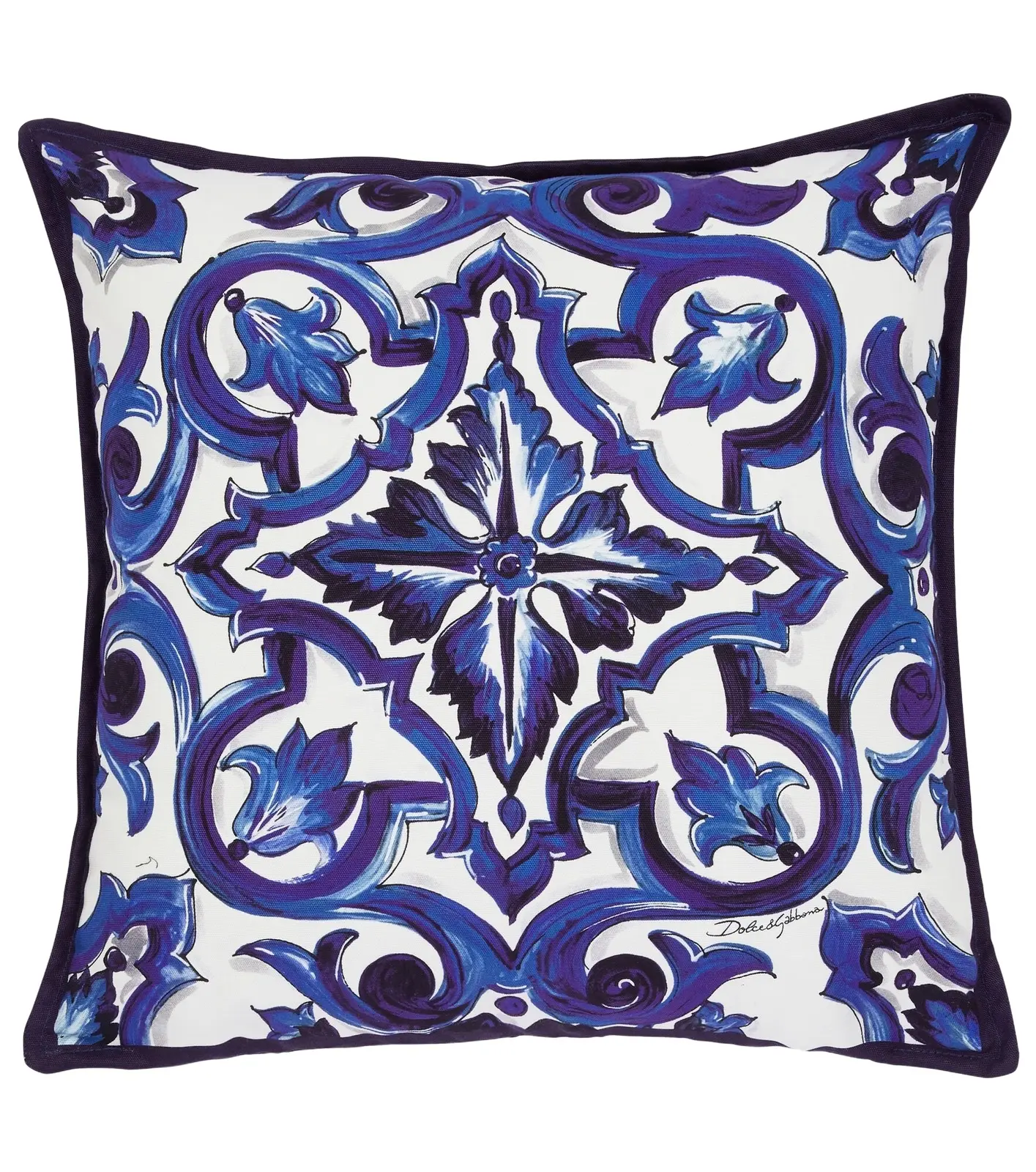 Dolce & Gabbana Casa Small printed canvas cushion