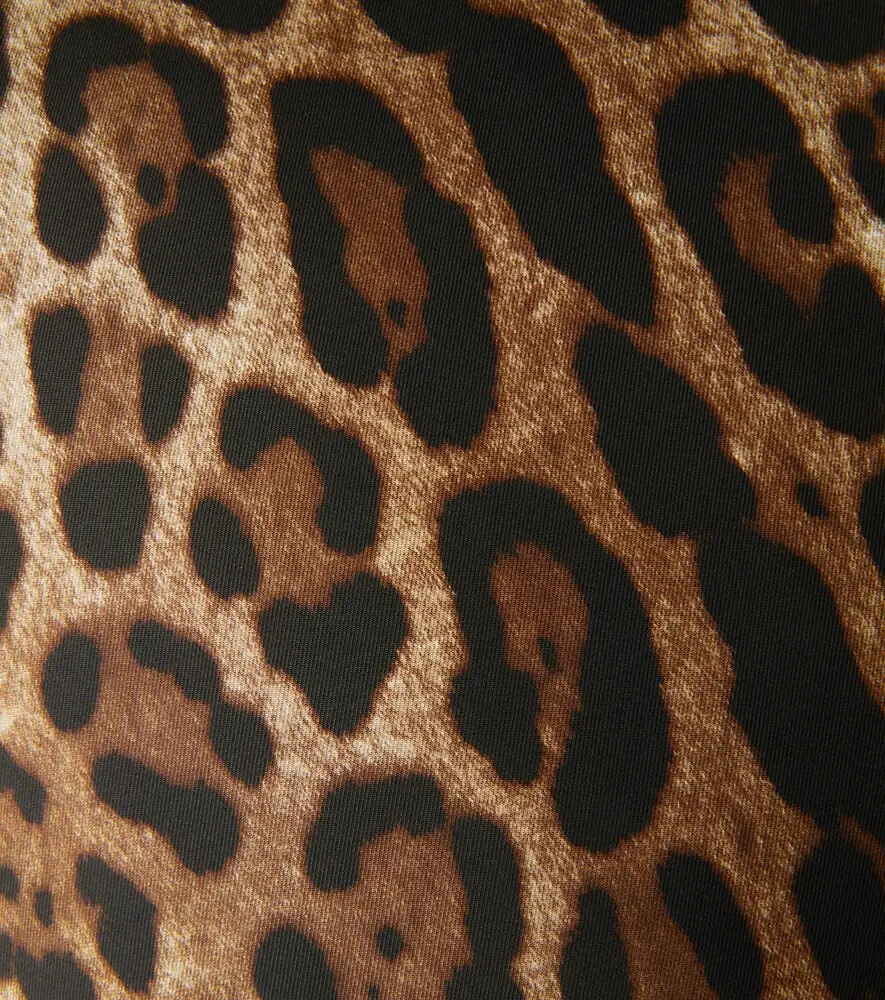 Dolce & Gabbana Casa Leopardo Small silk twill cushion | Thumbnail 5