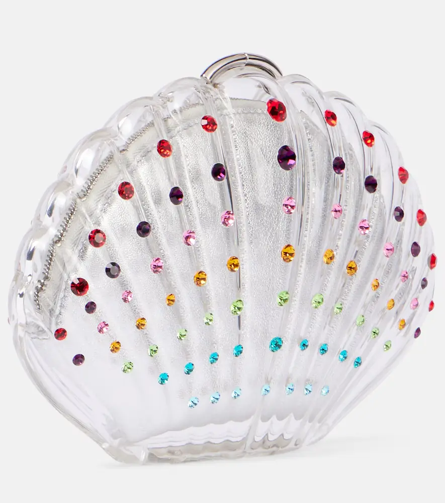 Aquazzura Crystal Shell embellished clutch | Thumbnail 5 Aquazzura Crystal Shell embellished clutch | Thumbnail 5