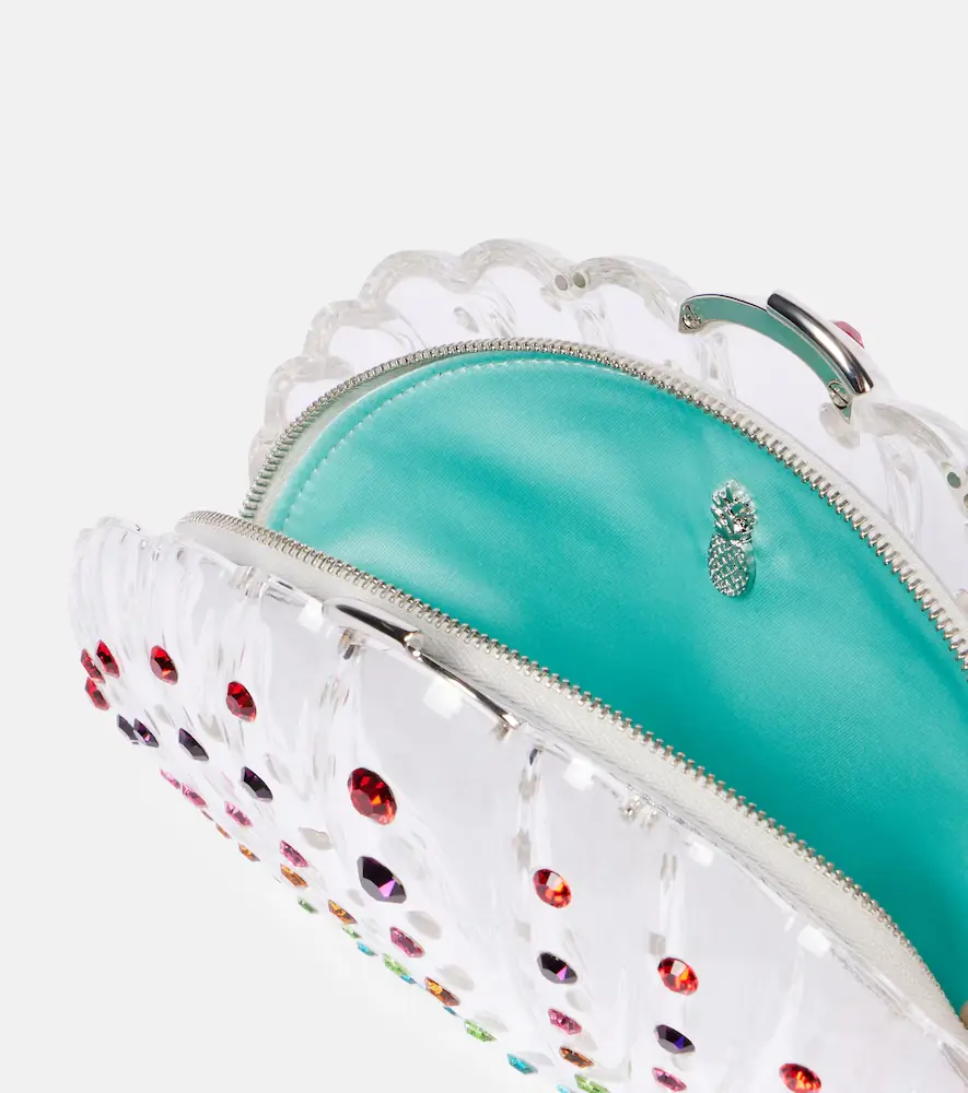 Aquazzura Crystal Shell embellished clutch | Thumbnail 6 Aquazzura Crystal Shell embellished clutch | Thumbnail 6