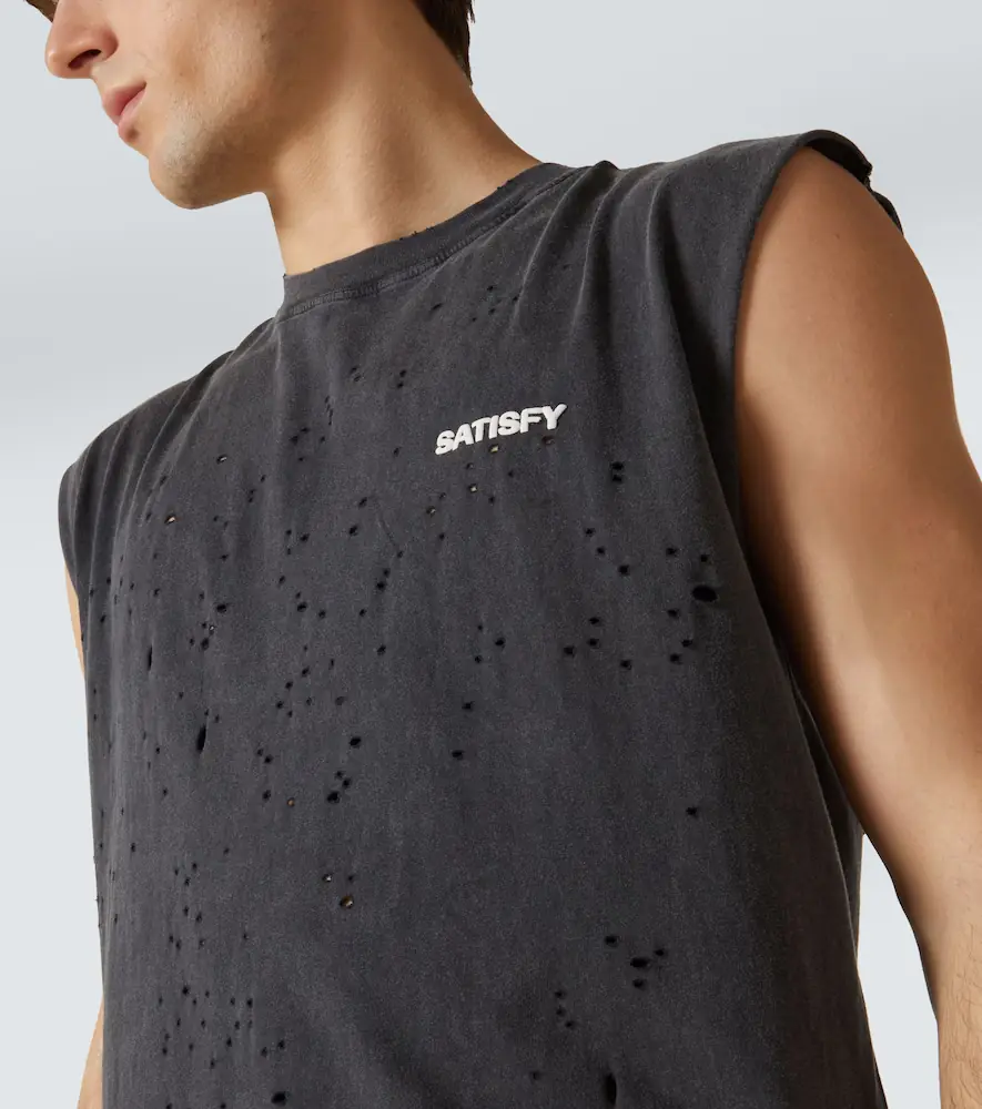 Satisfy MothTech Muscle distressed cotton T-shirt | Thumbnail 3 Satisfy MothTech Muscle distressed cotton T-shirt | Thumbnail 3