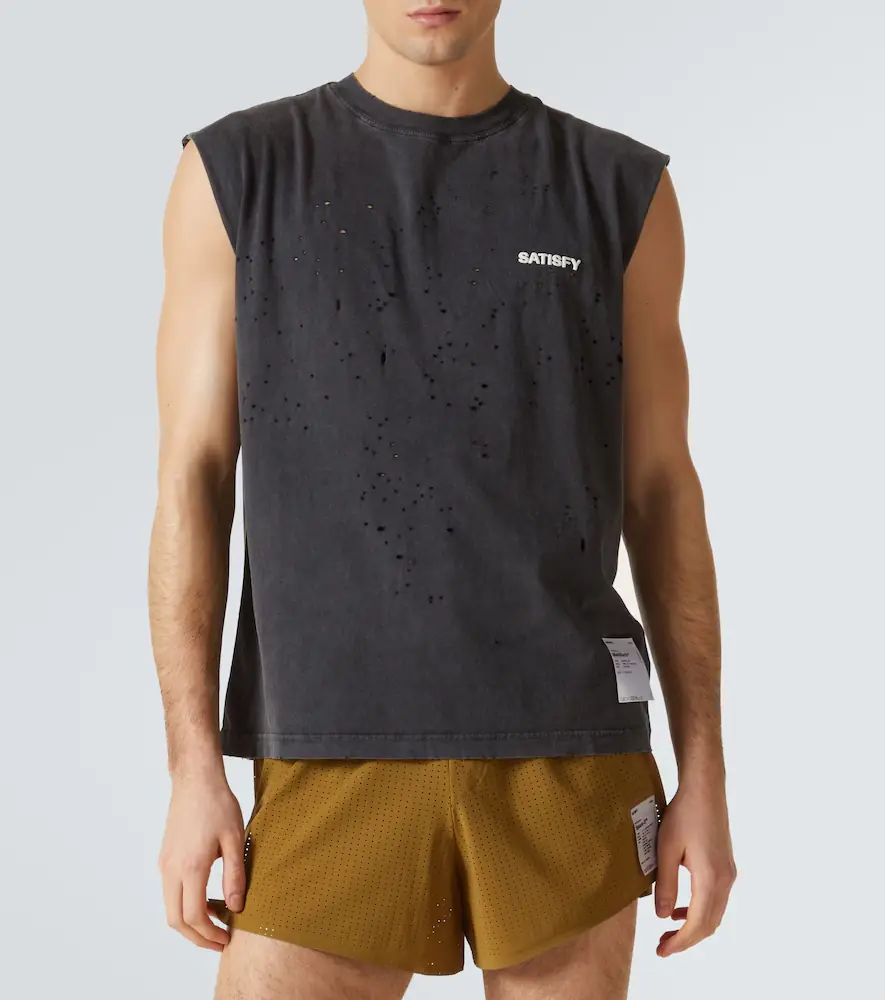 Satisfy MothTech Muscle distressed cotton T-shirt | Thumbnail 5 Satisfy MothTech Muscle distressed cotton T-shirt | Thumbnail 5
