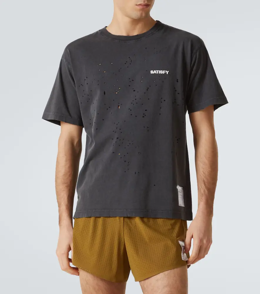 Satisfy MothTech cotton jersey T-shirt | Thumbnail 4