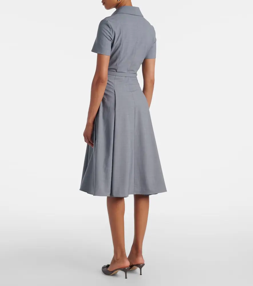 Emilia Wickstead Iwona belted midi dress | Thumbnail 3