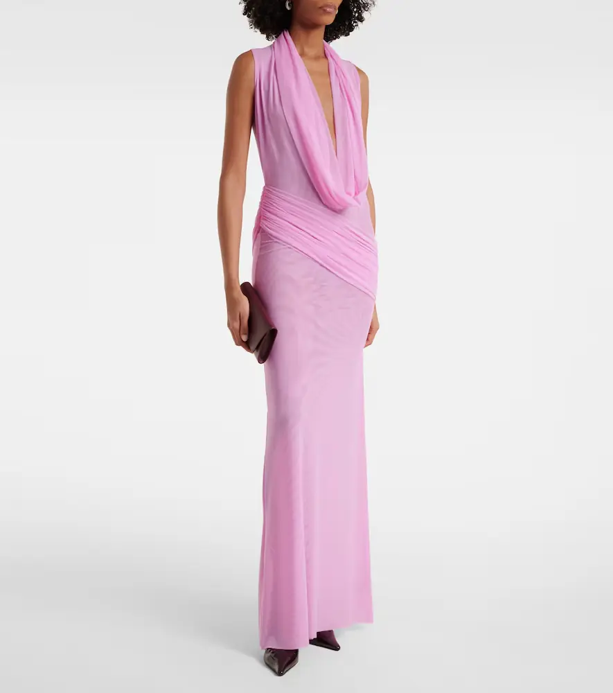 David Koma Semi-sheer gown | Thumbnail 3