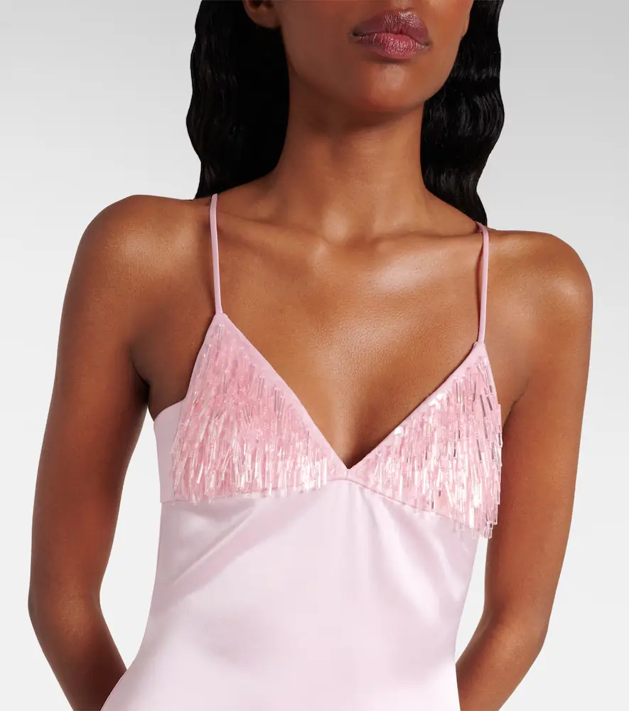 David Koma Sequined satin gown | Thumbnail 4 David Koma Sequined satin gown | Thumbnail 4