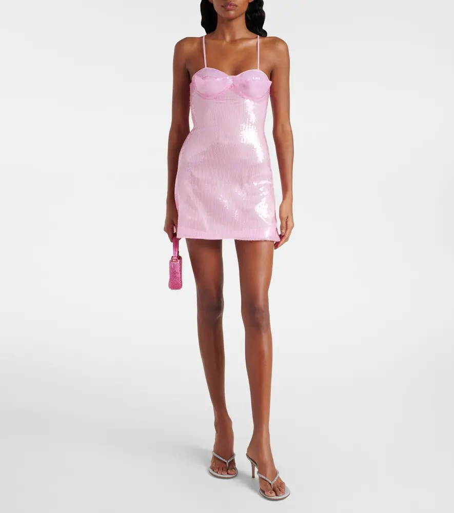David Koma Sequined minidress | Thumbnail 3 David Koma Sequined minidress | Thumbnail 3